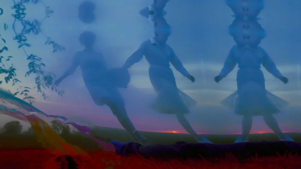 Still from the video of Step 6: Like a Rothko Painting.